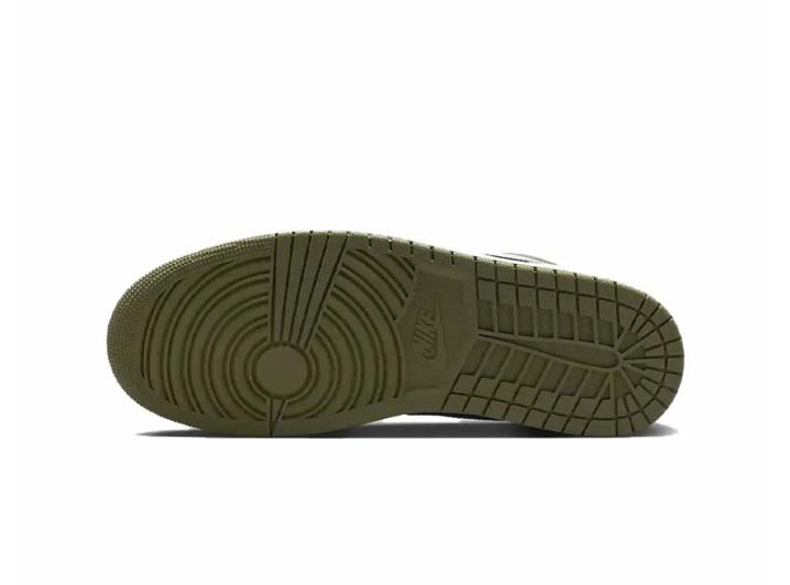 Air Jordan 1 Low 'Black Toe Medium Olive' — изображение 5