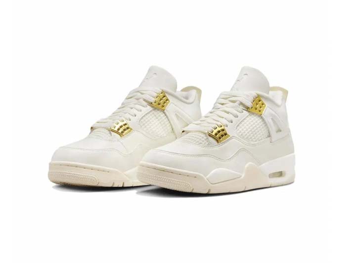 Air Jordan 4 WMNS 'Metallic Gold' — изображение 4