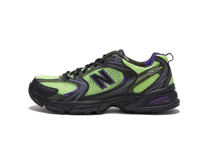 New Balance NB 530 Durable Breathable Low Top Running Shoes Unisex Green Black