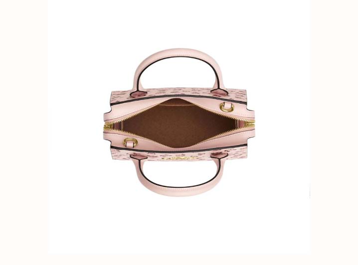 COACH ANDREA Coated Canvas One Shoulder Handbag Small Size Women's Multicolor Blush — изображение 2