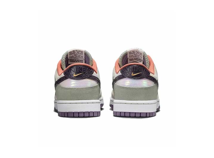 Nike Dunk Low White/Green/Purple — изображение 3