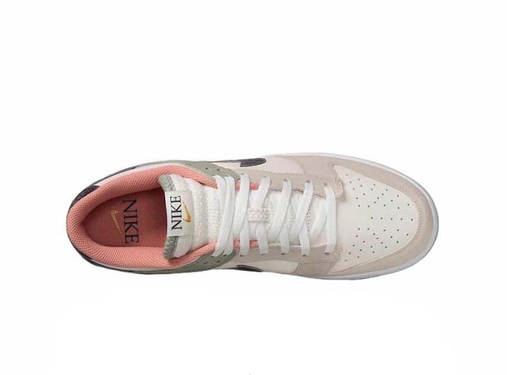 Nike Dunk Low White/Green/Purple — изображение 4