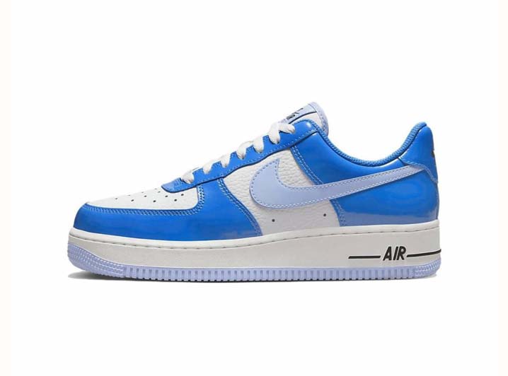 Nike Air Force 1 Low Blue Patent Women's