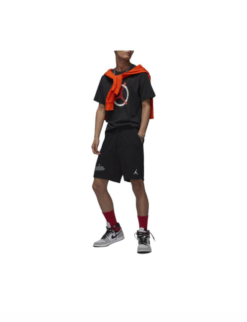 Jordan Flight MVP Logo Lace-Up Knit Shorts Men’s Black — изображение 3