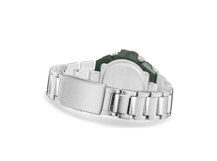 CASIO G-SHOCK GST Series Solar Powered Bluetooth Watch – Green Accents, Stainless Steel — изображение 3