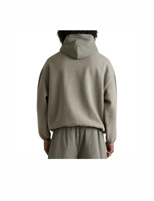 Fear of God Essentials SS24 Nylon Fleece Hoodie Heather Grey — изображение 3