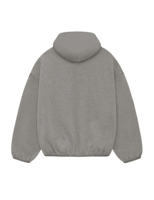 Fear of God Essentials SS24 Nylon Fleece Hoodie Heather Grey — изображение 5