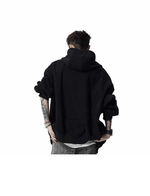 Xiu Tailang Retro Sports Versatile Cardigan Jacket Thick Warm Hooded Sweatshirt Unisex — изображение 3