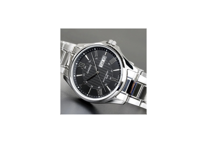 Casio STANDARD with quartz movement, 100m water resistance, stainless steel strap — изображение 3