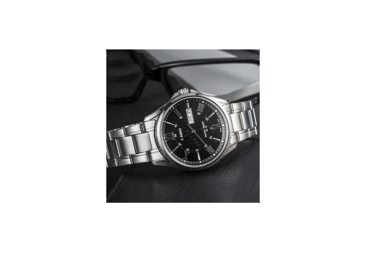 Casio STANDARD with quartz movement, 100m water resistance, stainless steel strap — изображение 5