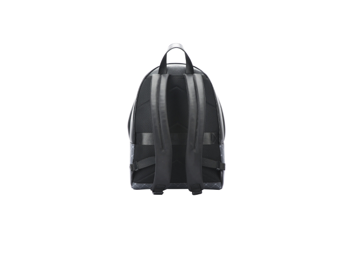 BOPAI Niche Contrast Color Retro Monogram Backpack – Classic Design with Zipper Closure — изображение 2