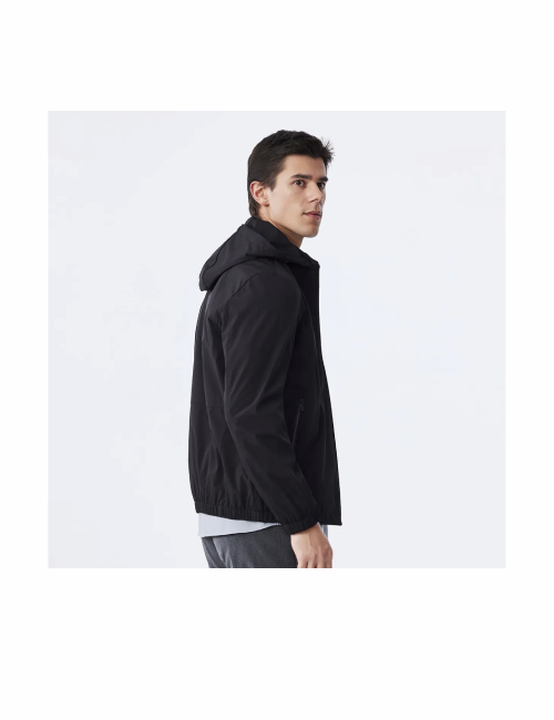 US POLO ASSN. Classic American style, men's jacket with a hood and long sleeves. — изображение 3