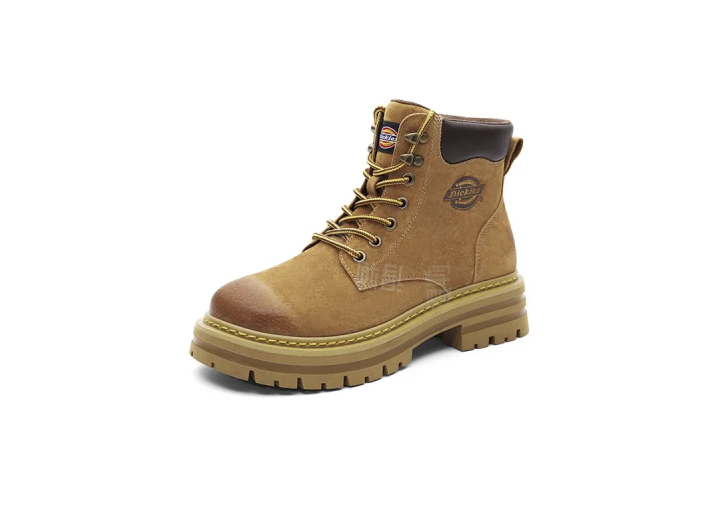 Dickies Waterproof and Durable Classic Casual 11.5cm Outdoor Boots for Men, Tan Yellow — изображение 4