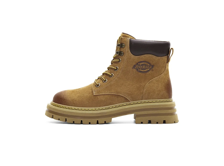 Dickies Waterproof and Durable Classic Casual 11.5cm Outdoor Boots for Men, Tan Yellow
