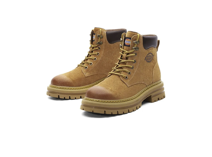 Dickies Waterproof and Durable Classic Casual 11.5cm Outdoor Boots for Men, Tan Yellow — изображение 5