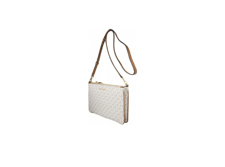 MICHAEL KORS Retro Monogram Logo Crossbody Bag Leather Clutch — изображение 3