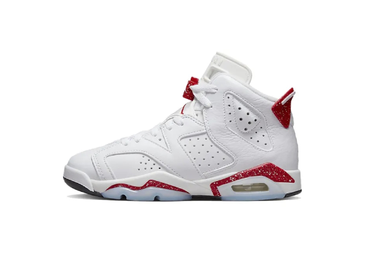 Jordan Air Jordan 6 Red Oreo high-top kids' basketball shoes