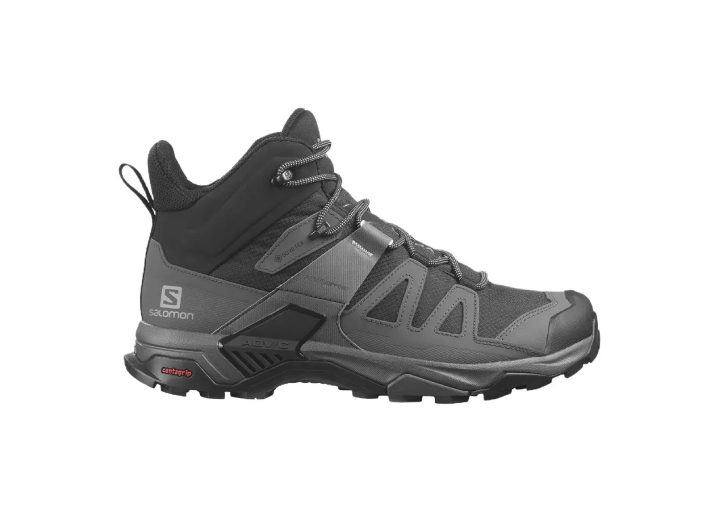 SALOMON X Ultra 4 Men's Mid Gore-tex Waterproof Hiking Boots, Mid-Rise, Black — изображение 6