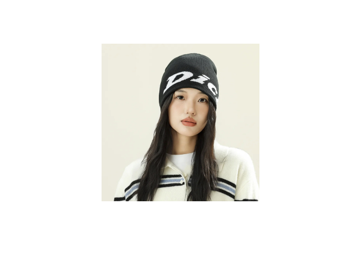 Dickies knitted hat with large logo, retro street style, unisex — изображение 2