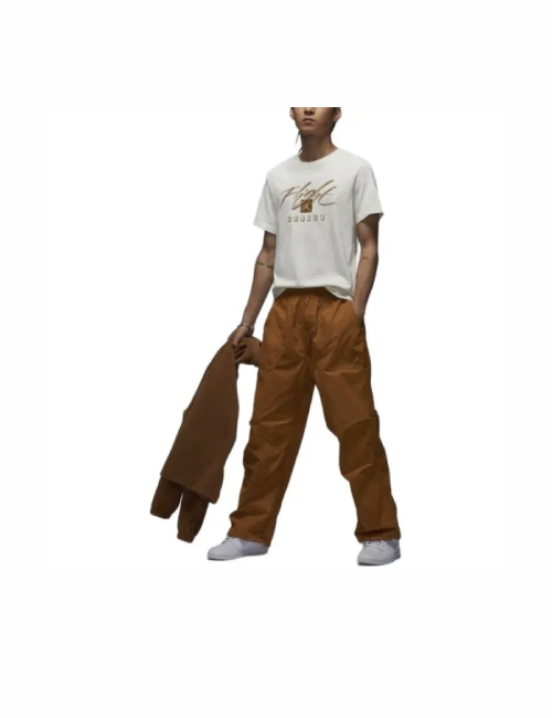 Jordan Essentials Lace-up Casual Solid Color Sports Pants Men's Yellow — изображение 3
