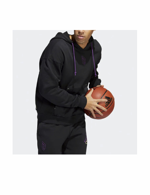 Аdidas DAME 8 Inn Hdy Basketball Pullover Sweatshirt Men's Black — изображение 3