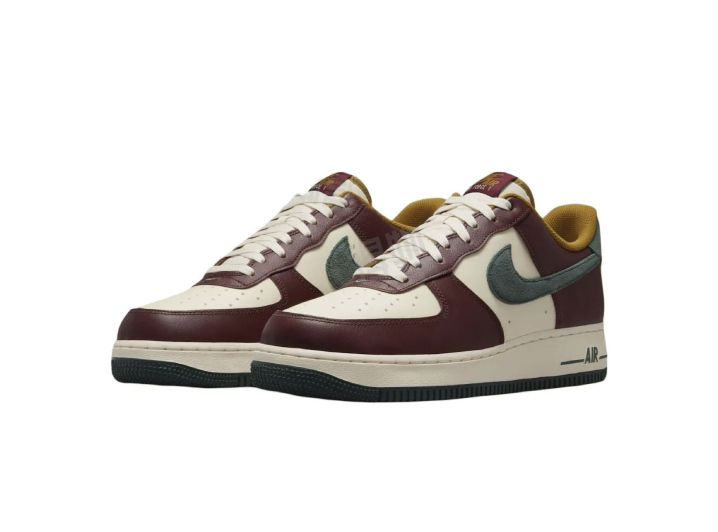 Nike Air Force 1 Low “Dark Team Red / Vintage Green” — изображение 4