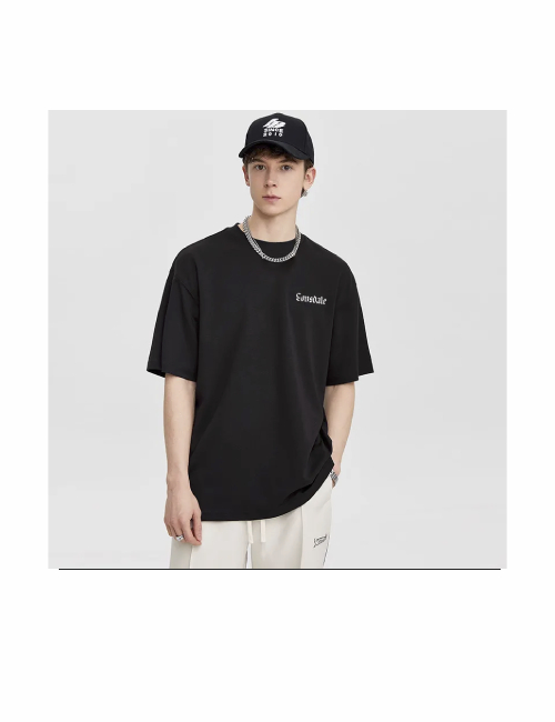 LONSDALE American Retro T-shirt in heavy cotton with a finger print, short sleeves — изображение 3
