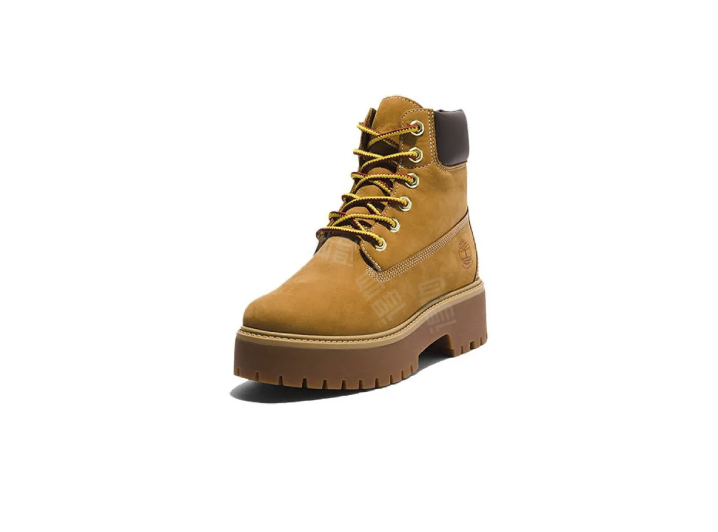 Timberland Premium Series Genuine Leather Boots, Short, Women's, Yellow — изображение 5
