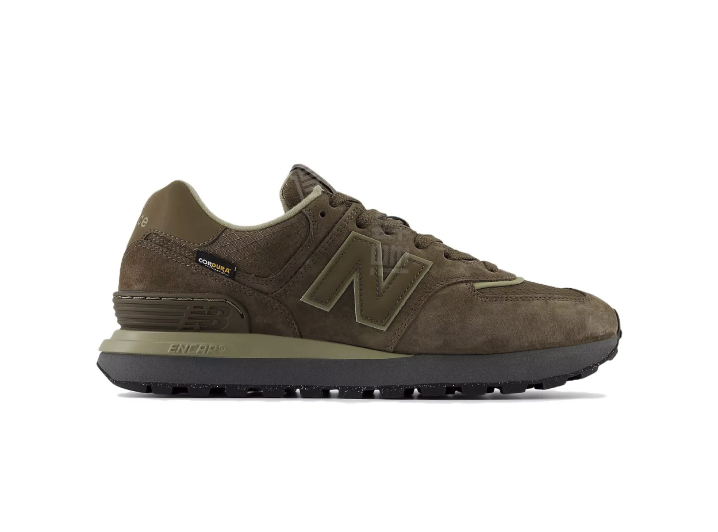 Men's New Balance NB 574 low-top sneakers, gray-brown. — изображение 3
