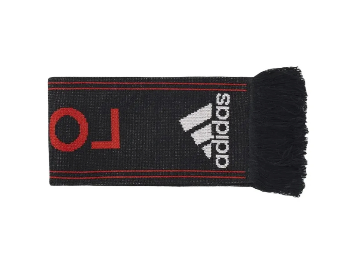 Adidas x Gosha Rubchinskiy logo acrylic fleece scarf for men (black)