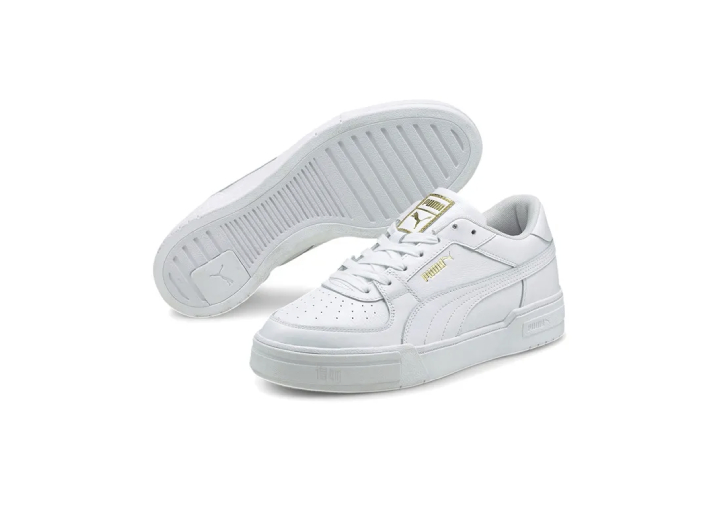 PUMA Ca Pro Classic Synthetic Leather Casual Shock-Absorbing Lightweight Low-Top Sneakers, Unisex, White — изображение 3