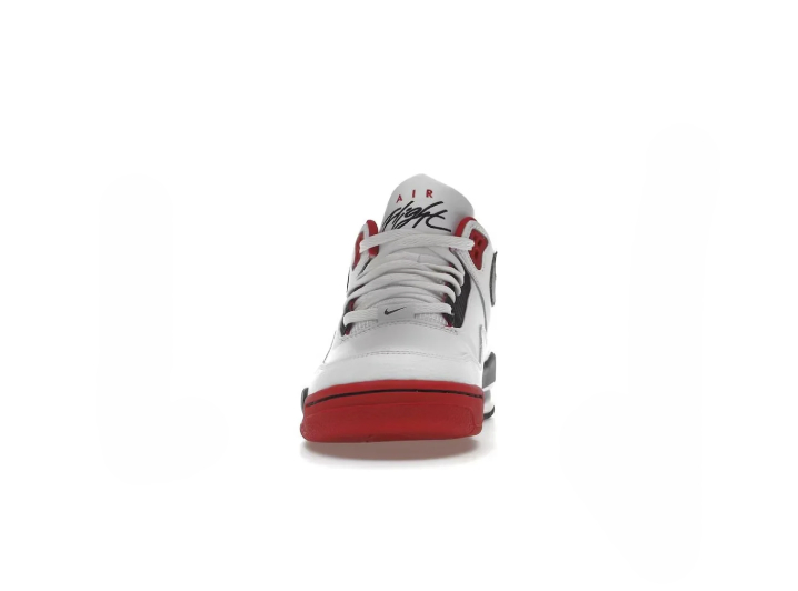 Nike Flight Legacy Classic Style Mid-Top Retro Basketball Shoes, Unisex, Red and White — изображение 3
