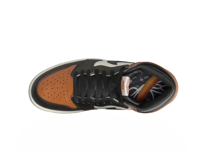 Jordan Air Jordan 1 Leather Shattered Backboard 2025 Retro Edition High-Top Basketball Shoes for Men — изображение 4