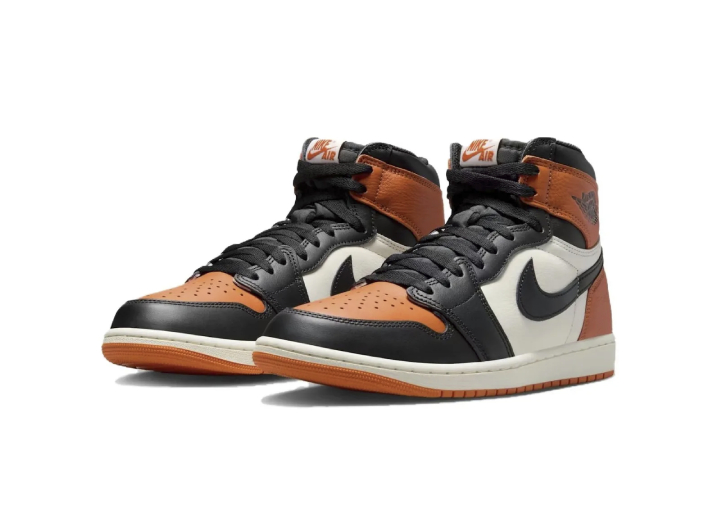 Jordan Air Jordan 1 Leather Shattered Backboard 2025 Retro Edition High-Top Basketball Shoes for Men — изображение 5