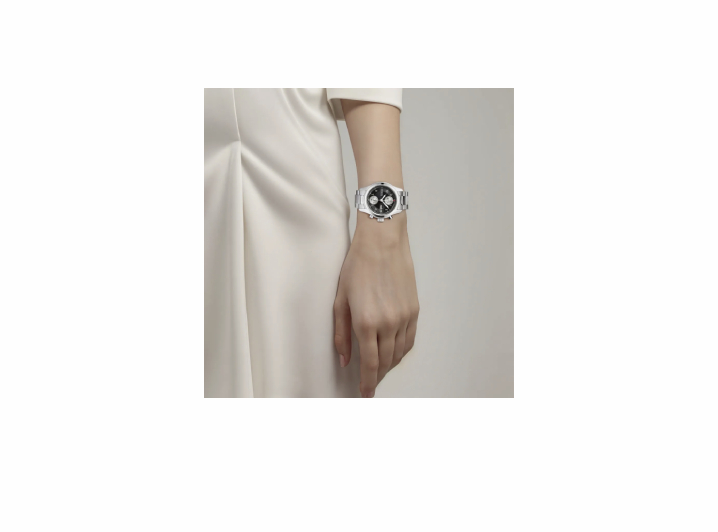 HAMILTON automatic mechanical movement, unisex Swiss watch with black dial. — изображение 3