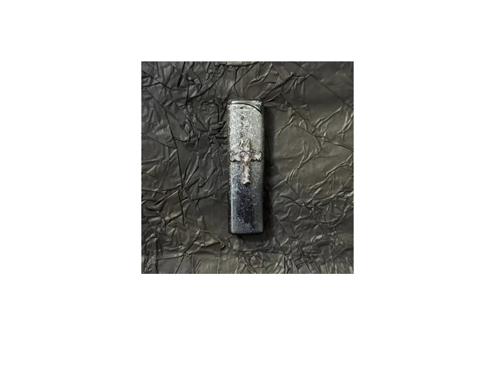 KERPA Ice Crack Gradient Windproof Refillable Lighter Green Flame Unisex Gift Set. — изображение 3