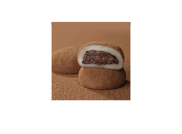 IQIAO Nama Chocolate Daifuku Dan 300g - Chocolate Lava Filling with Cocoa Crunchy Core - Japanese Chocolate Daifuku Dan (Mochi) - Sweet Snack — изображение 3