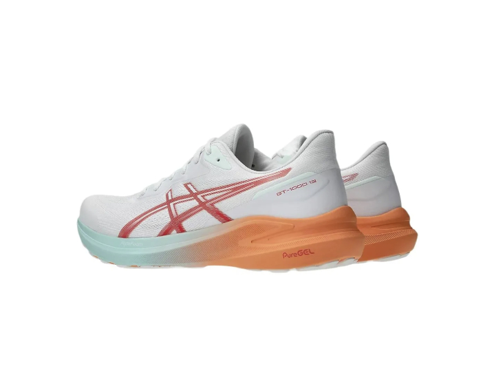 ASICS GT-1000 13 Mesh Comfortable Shock-Absorbing Wear-Resistant Low-Top Casual Shoes for Men, White — изображение 4