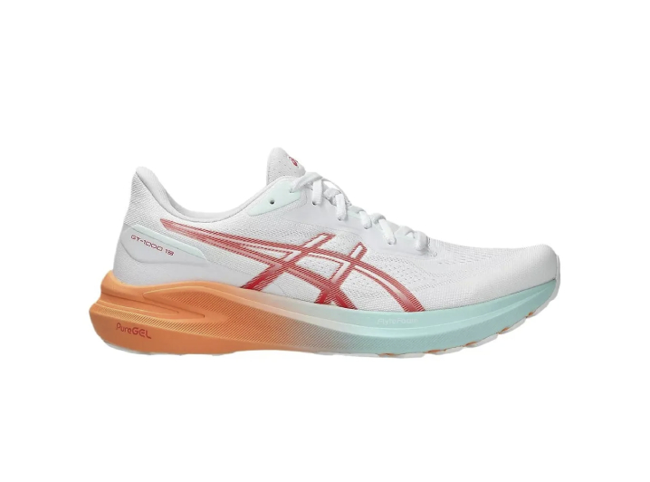 ASICS GT-1000 13 Mesh Comfortable Shock-Absorbing Wear-Resistant Low-Top Casual Shoes for Men, White — изображение 6