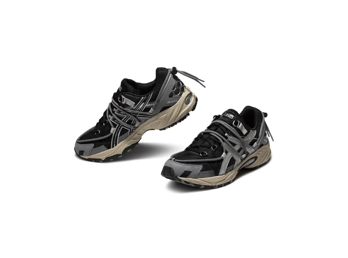 ASICS Gel-Kahana TR V2 Autumn Outdoor Functional Sporty CityWalk Practical Low-Top Casual Shoes, Unisex, Black and Silver — изображение 2