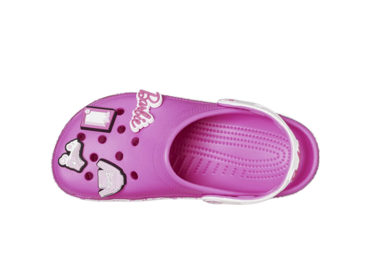 Barbie x Crocs Classic Clog Women's Shoes, Pink (Non-slip and Durable) — изображение 4