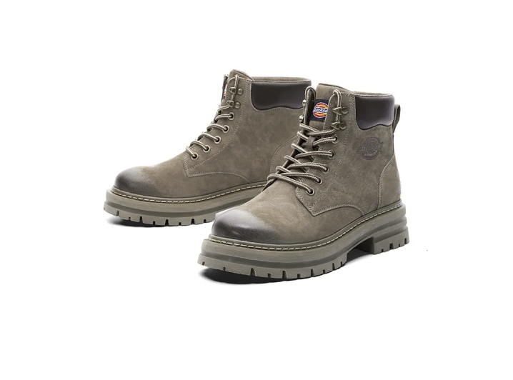 Dickies Leather Durable and Slip-Resistant 11.5cm Outdoor Boots for Men — изображение 4