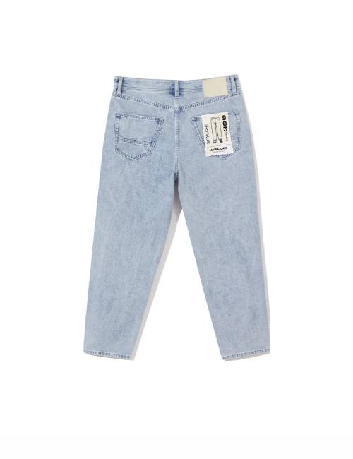 JACK JONES Spring Style Daily Casual Versatile Drawstring Loose Tapered Leg Carrot Jeans for Men — изображение 4