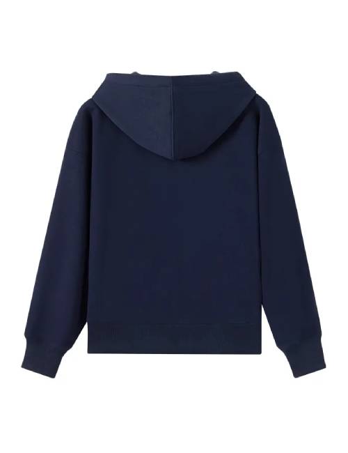 United States Polo Association. Classic, simple, fleece-lined, hooded, and thick men's sweatshirt. — изображение 4