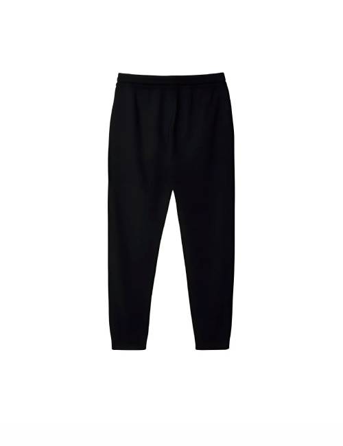 Burberry SS24 Striped Drawstring Knit Sweatpants for Men, Black — изображение 5