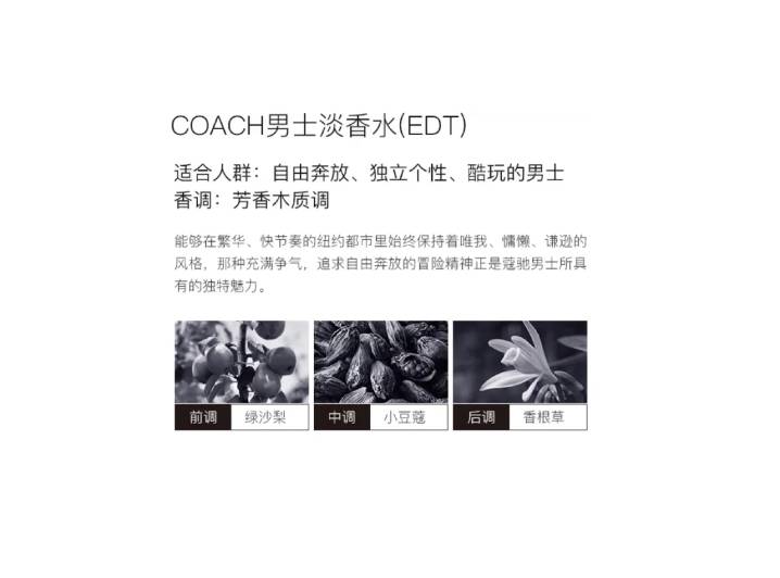 COACH New York Men's/Classic Carriage Eau de Toilette, woody-fougere fragrance, 40 ml/60 ml. — изображение 2