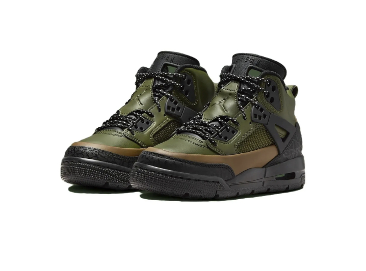 Jordan Spizike Winterized Leather Comfortable Non-Slip High-Top Kids' Basketball Shoes — изображение 5