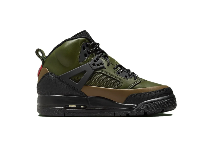 Jordan Spizike Winterized Leather Comfortable Non-Slip High-Top Kids' Basketball Shoes — изображение 6