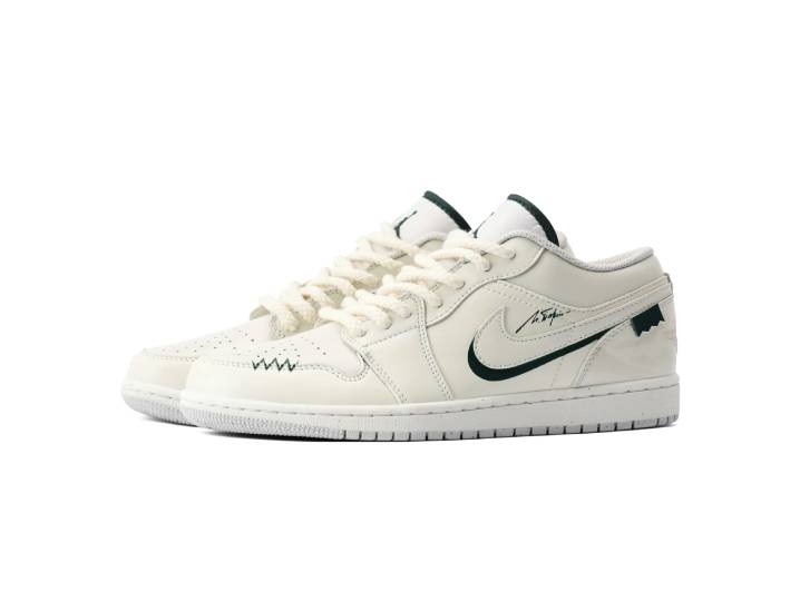 Jordan Air Jordan 1 Snowfall Green Inkstone CNY Year of the Horse Series — изображение 4
