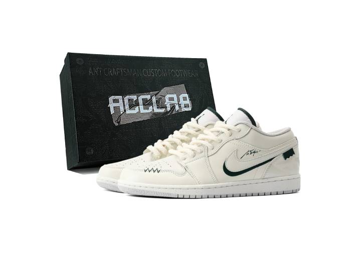 Jordan Air Jordan 1 Snowfall Green Inkstone CNY Year of the Horse Series — изображение 6